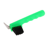 Maxbell Hoof Pick with Brush Horse Grooming Equipment Tool Various Colors Green - Aladdin Shoppers