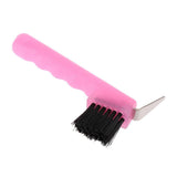 Maxbell Hoof Pick with Brush Horse Grooming Equipment Tool Various Colors Pink - Aladdin Shoppers