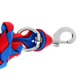 Maxbell Heavy Duty Horse Riding Equestrian Lead Rope with Sturdy Clasp 3 Sizes 3 meters Red+Blue - Aladdin Shoppers