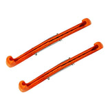 Maxbell 1 Pair Plastic Ice Hockey Figure Skate Walking Blade Guard Protective Cover Orange - Aladdin Shoppers