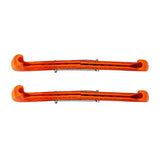 Maxbell 1 Pair Plastic Ice Hockey Figure Skate Walking Blade Guard Protective Cover Orange - Aladdin Shoppers