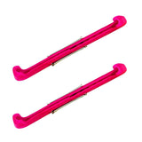 Maxbell Maxbell 1 Pair Plastic Ice Hockey Figure Skate Walking Blade Guard Protective Cover Pink