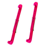 Maxbell 1 Pair Plastic Ice Hockey Figure Skate Walking Blade Guard Protective Cover Pink - Aladdin Shoppers