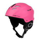 Maxbell Men Women Skiing Snowboard Snowmobile Snow Sports Helmet Protector L Pink - Aladdin Shoppers