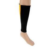 Maxbell Running Compression Leg Sleeves Leg Stretch Socks L Orange and Black - Aladdin Shoppers