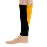 Maxbell Running Compression Leg Sleeves Leg Stretch Socks L Orange and Black - Aladdin Shoppers