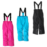 Maxbell Kids Boys Girls Insulated Waterproof Ski Pants with Detachable Braces L Rose Red - Aladdin Shoppers