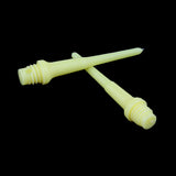 Maxbell Maxbell 100 Pieces Dart Soft Tips Points 2BA Standard Darts Needle Yellow