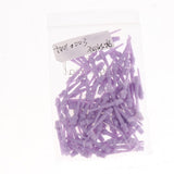 Maxbell Maxbell 100 Pieces Dart Soft Tips Points 2BA Standard Darts Needle Purple