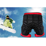 Maxbell Ski Hip Pad Roller Skate Snowboard Padded Shorts Protector Guard Black Red S - Aladdin Shoppers