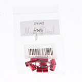 Maxbell Maxbell 12 Pieces Metal Explosion-proof Ring for OD 7.6mm Arrow Shaft Archery Red