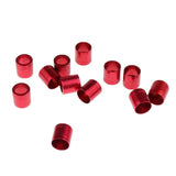 Maxbell 12 Pieces Metal Explosion-proof Ring for OD 7.6mm Arrow Shaft Archery Red - Aladdin Shoppers