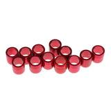 Maxbell 12 Pieces Metal Explosion-proof Ring for OD 7.6mm Arrow Shaft Archery Red - Aladdin Shoppers