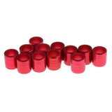 Maxbell 12 Pieces Metal Explosion-proof Ring for OD 7.6mm Arrow Shaft Archery Red - Aladdin Shoppers