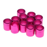 Maxbell 12 Pieces Metal Explosion-proof Ring for OD 7.6mm Arrow Shaft Archery Rose Red - Aladdin Shoppers