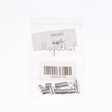 Maxbell Maxbell 12 Pieces Metal Explosion-proof Ring for OD 7.6mm Arrow Shaft Archery Silver