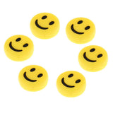 Maxbell 6 Pieces Tennis Racquet Vibration Dampener Shock Absorber Damper Yellow Smile - Aladdin Shoppers