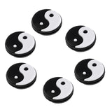 Maxbell 6Pcs Yin Yang Tennis Racquet Vibration Dampener Shock Absorber Black White - Aladdin Shoppers