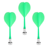 Maxbell 3 Pieces/Pack Magnetic Darts Safety Indoor Game Replacement Darts Green - Aladdin Shoppers