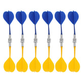 Maxbell 12 Pieces Magnetic Darts Safety Replacement Darts Indoor Game Blue Yellow - Aladdin Shoppers