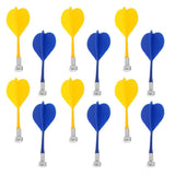 Maxbell 12 Pieces Magnetic Darts Safety Replacement Darts Indoor Game Blue Yellow - Aladdin Shoppers