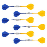 Maxbell 12 Pieces Magnetic Darts Safety Replacement Darts Indoor Game Blue Yellow - Aladdin Shoppers