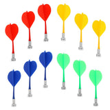 Maxbell 12 Pieces Magnetic Darts Safety Replacement Darts Indoor Game Target Accessories 4 Color Mix