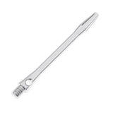 Maxbell Maxbell 10 Pieces 52mm Sturdy Alloy Dart Shafts Stems Indoor Games Accessory Silver