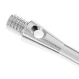 Maxbell Maxbell 10 Pieces 52mm Sturdy Alloy Dart Shafts Stems Indoor Games Accessory Silver