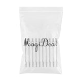 Maxbell Maxbell 10 Pieces 52mm Sturdy Alloy Dart Shafts Stems Indoor Games Accessory Silver