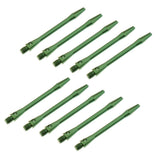 Maxbell 10 Pieces 52mm Sturdy Alloy Dart Shafts Stems Indoor Games Accessories Green - Aladdin Shoppers