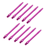 Maxbell Maxbell 10 Pieces 52mm Sturdy Alloy Dart Shafts Stems Indoor Games Accessory Purple