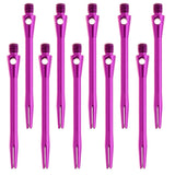 Maxbell Maxbell 10 Pieces 52mm Sturdy Alloy Dart Shafts Stems Indoor Games Accessory Purple