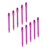 Maxbell Maxbell 10 Pieces 52mm Sturdy Alloy Dart Shafts Stems Indoor Games Accessory Purple