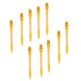 Maxbell Maxbell 10 Pcs 52mm Thread Alloy Re-Grooved Dart Stems Shafts Gold