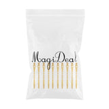 Maxbell 10 Pcs 52mm Thread Alloy Re-Grooved Dart Stems Shafts Gold - Aladdin Shoppers