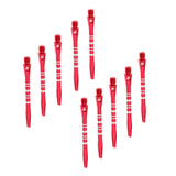 Maxbell 10 Pcs 52mm Thread Alloy Re-Grooved Dart Stems Shafts Red - Aladdin Shoppers