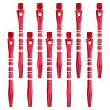 Maxbell 10 Pcs 52mm Thread Alloy Re-Grooved Dart Stems Shafts Red - Aladdin Shoppers