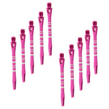 Maxbell Maxbell 10 Pcs 52mm Thread Alloy Re-Grooved Dart Stems Shafts Purple