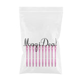 Maxbell Maxbell 10 Pcs 52mm Thread Alloy Re-Grooved Dart Stems Shafts Purple