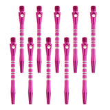 Maxbell Maxbell 10 Pcs 52mm Thread Alloy Re-Grooved Dart Stems Shafts Purple