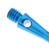 Maxbell Maxbell 10 Pcs 52mm Thread Alloy Re-Grooved Dart Stems Shafts Blue