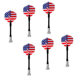 Maxbell 6 Pieces Magnetic Darts for Magnet Dartboard Dart Board USA National Flag - Aladdin Shoppers