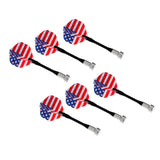 Maxbell 6 Pieces Magnetic Darts for Magnet Dartboard Dart Board USA National Flag - Aladdin Shoppers