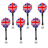 Maxbell 6 Pieces Magnetic Darts for Magnet Dartboard Dart Board UK National Flag - Aladdin Shoppers