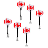 Maxbell 6 Pieces Magnetic Darts for Magnet Dartboard Dart Board Canada National Flag - Aladdin Shoppers