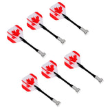 Maxbell 6 Pieces Magnetic Darts for Magnet Dartboard Dart Board Canada National Flag - Aladdin Shoppers