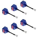 Maxbell 6 Pieces Magnetic Darts for Magnet Dartboard Dart Board AU National Flag - Aladdin Shoppers