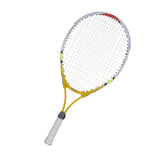 Maxbell Aluminium Alloy Kids Junior Tennis Racquet Training Racket With Carry Bag Yellow - Aladdin Shoppers