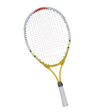 Maxbell Aluminium Alloy Kids Junior Tennis Racquet Training Racket With Carry Bag Yellow - Aladdin Shoppers